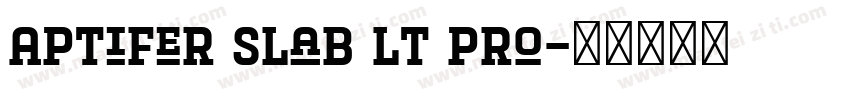 Aptifer Slab LT Pro字体转换